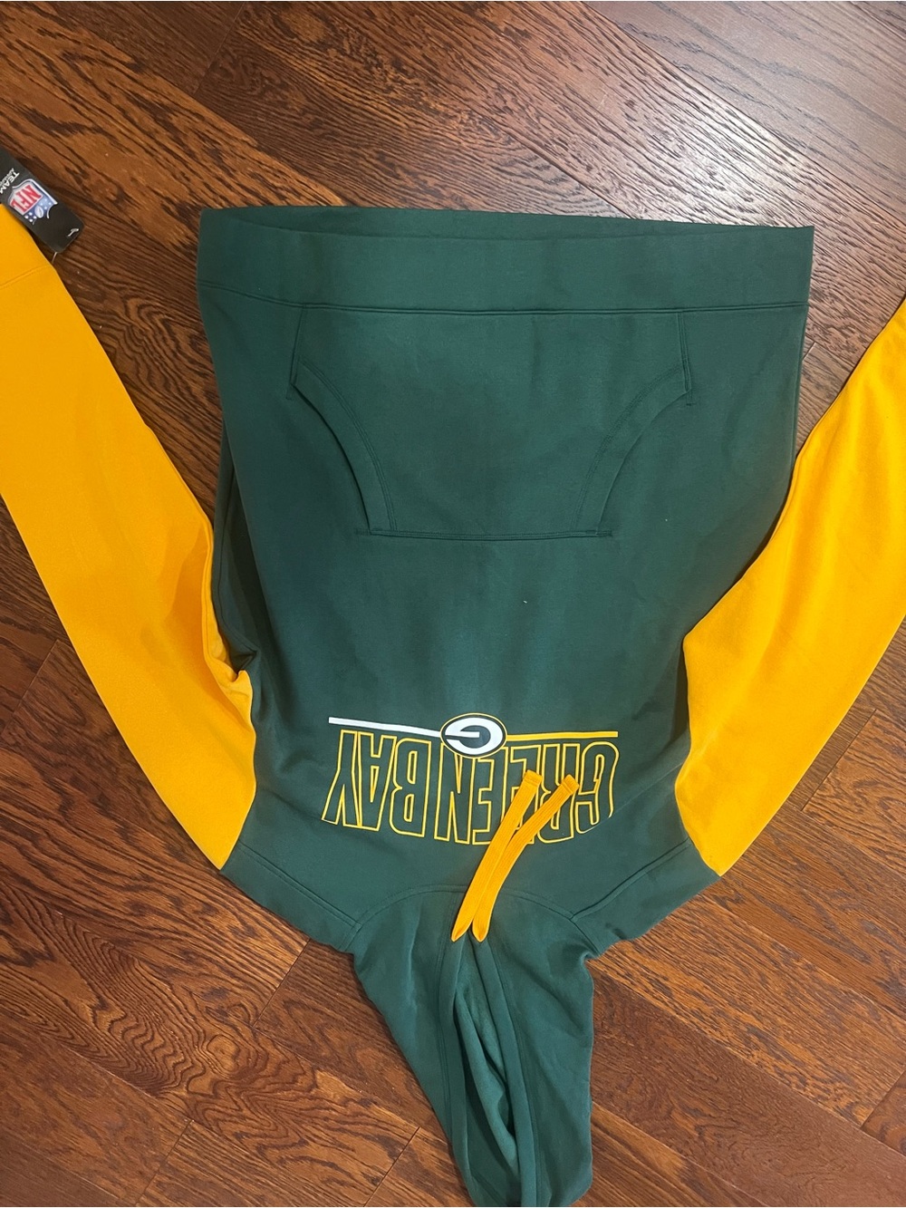 Logo Athletic Green Bay Green and Gold Hooded Sweatshirt